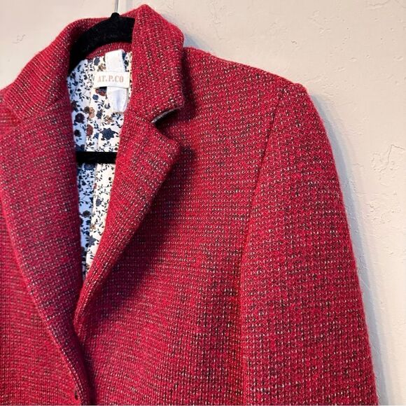 AT.P.CO | S | Italian designer wool blend mid length single breasted car coat - Picture 6 of 11